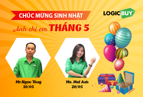 Chúc mừng sinh nhật các CBNV có ngày sinh trong tháng 5