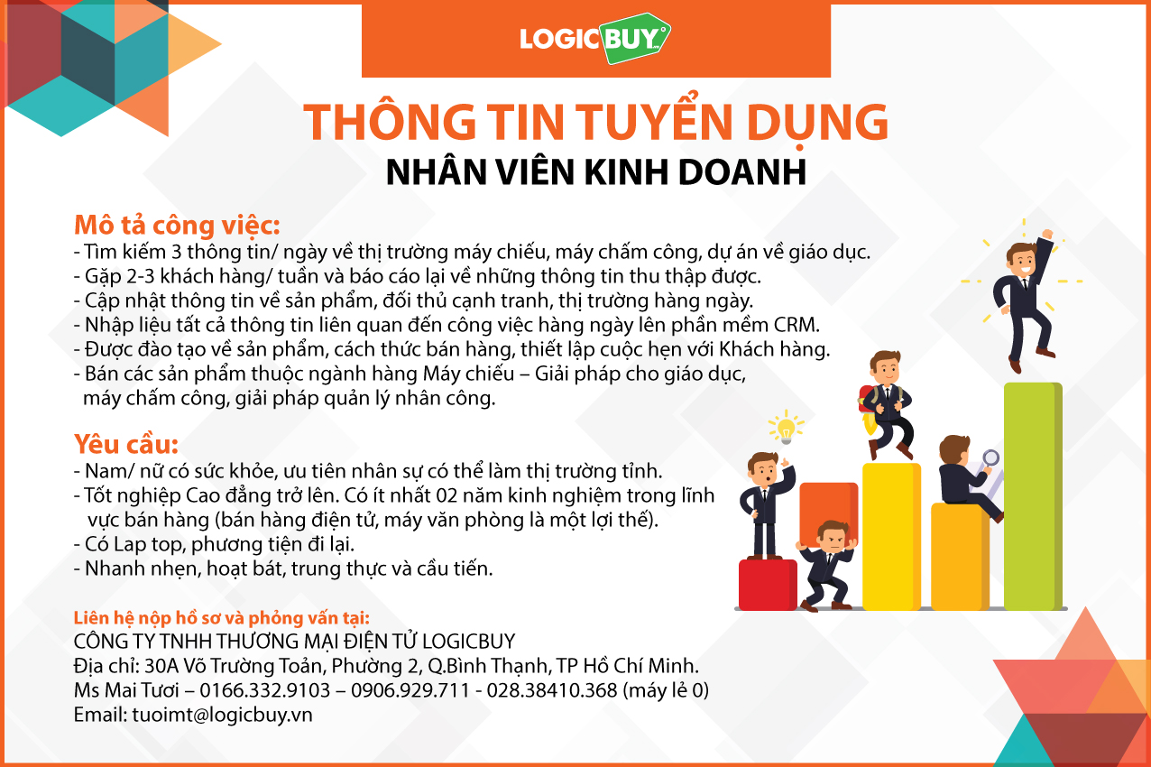 TIN ĐĂNG TUYỂN DỤNG KINH DOANH THÁNG 5.2019