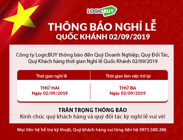 Thông báo lịch nghỉ lễ Quốc Khánh 02/09/2019