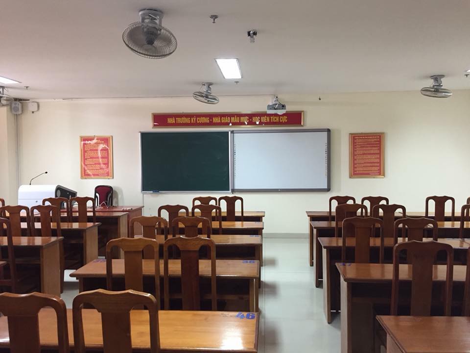 Bàn giao gói dự án phòng học tương tác thông minh cho Đại Học An Ninh Nhân Dân