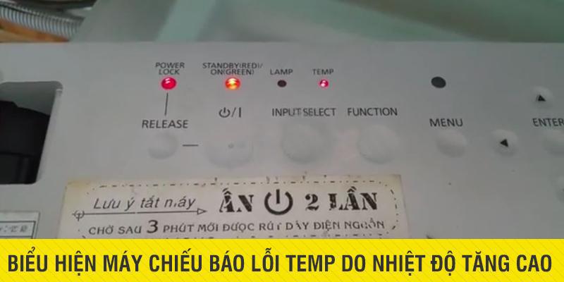 Máy Chiếu Báo Lỗi Temp, Nguyên Nhân Và Cách Khắc Phục