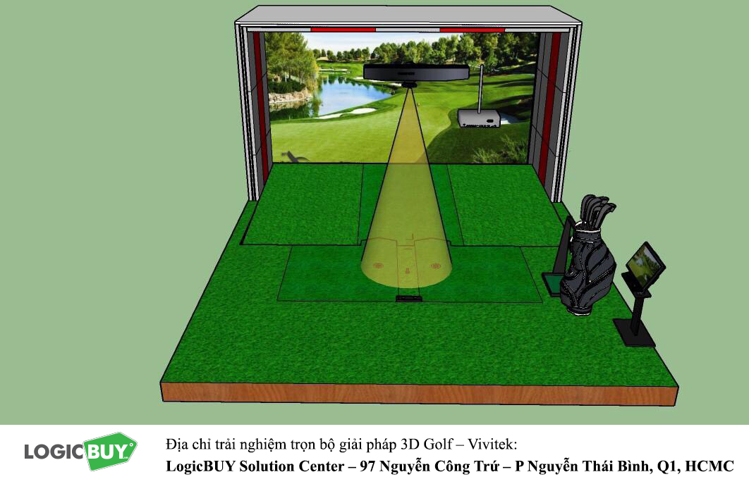 Phòng Golf 3D Vivitek 6