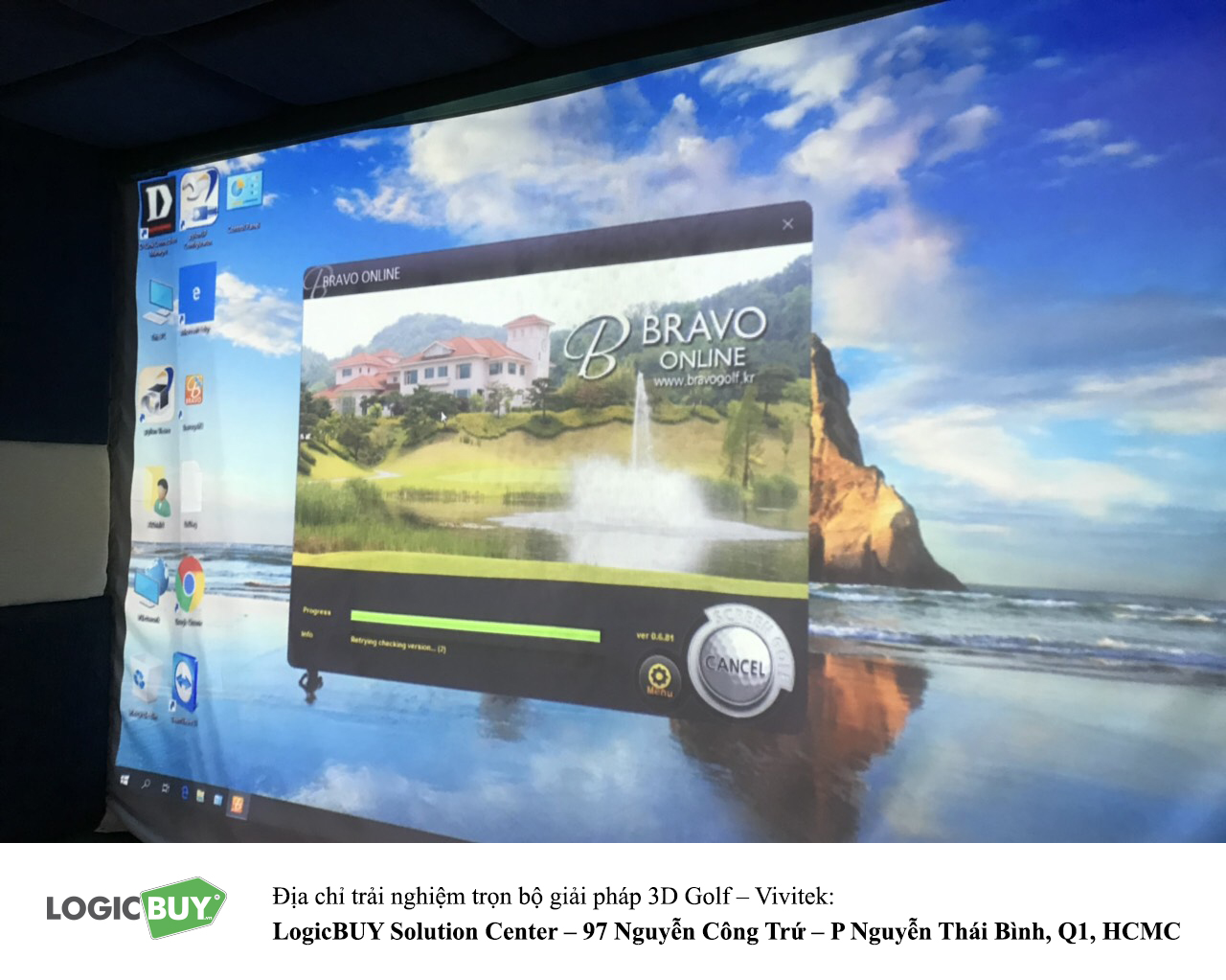 Phòng Golf 3D Vivitek 7