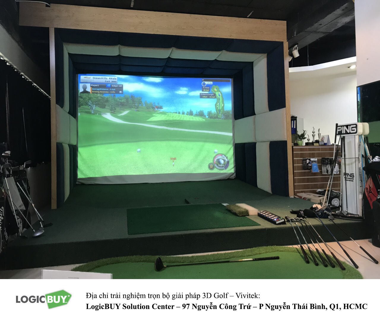 Phòng Golf 3D Vivitek 8