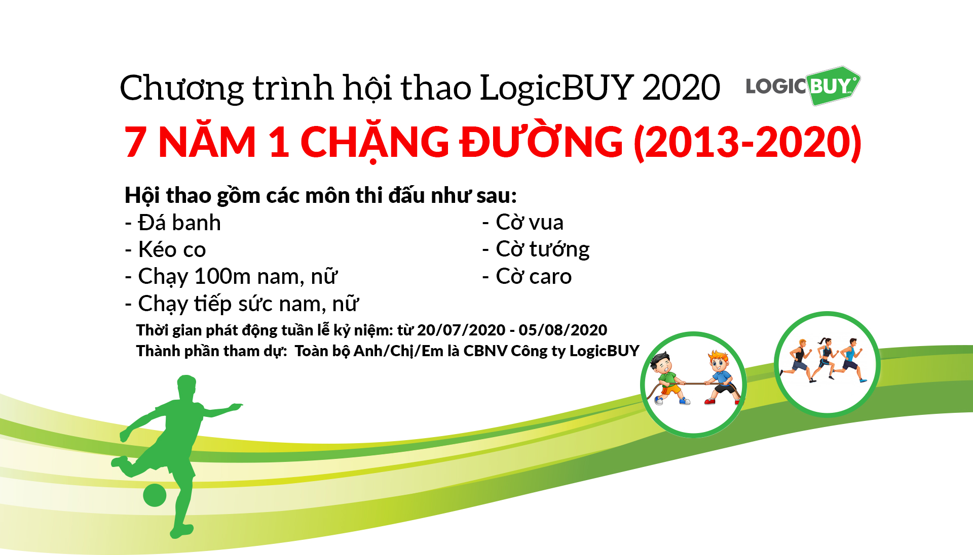 Tuần lễ kỷ niệm 7 năm thành lập công ty LogicBUY