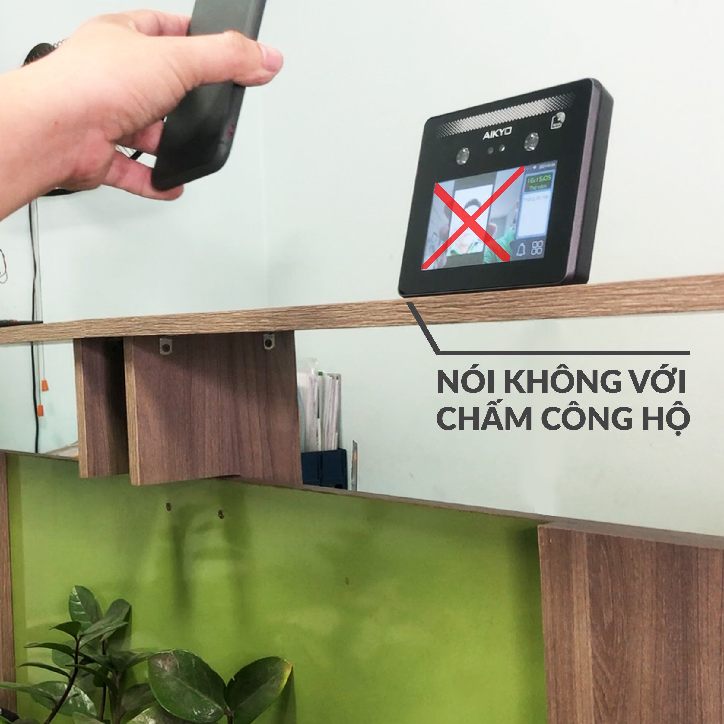 Aikyo Iface nói không với chấm công hộ