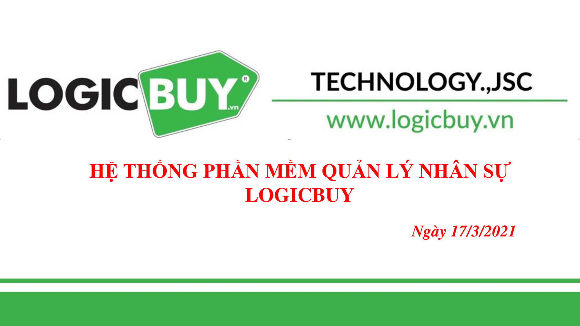 Phần mềm Quản lý Nhân sự LogicBUY
