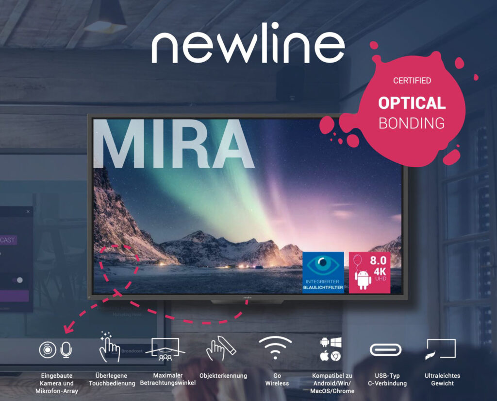Ra mắt sản phẩm | Màn hình tương tác thông minh Newline Mira