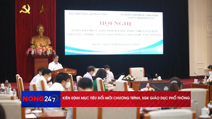 Kiên định mục tiêu đổi mới chương trình, SGK giáo dục phổ thông