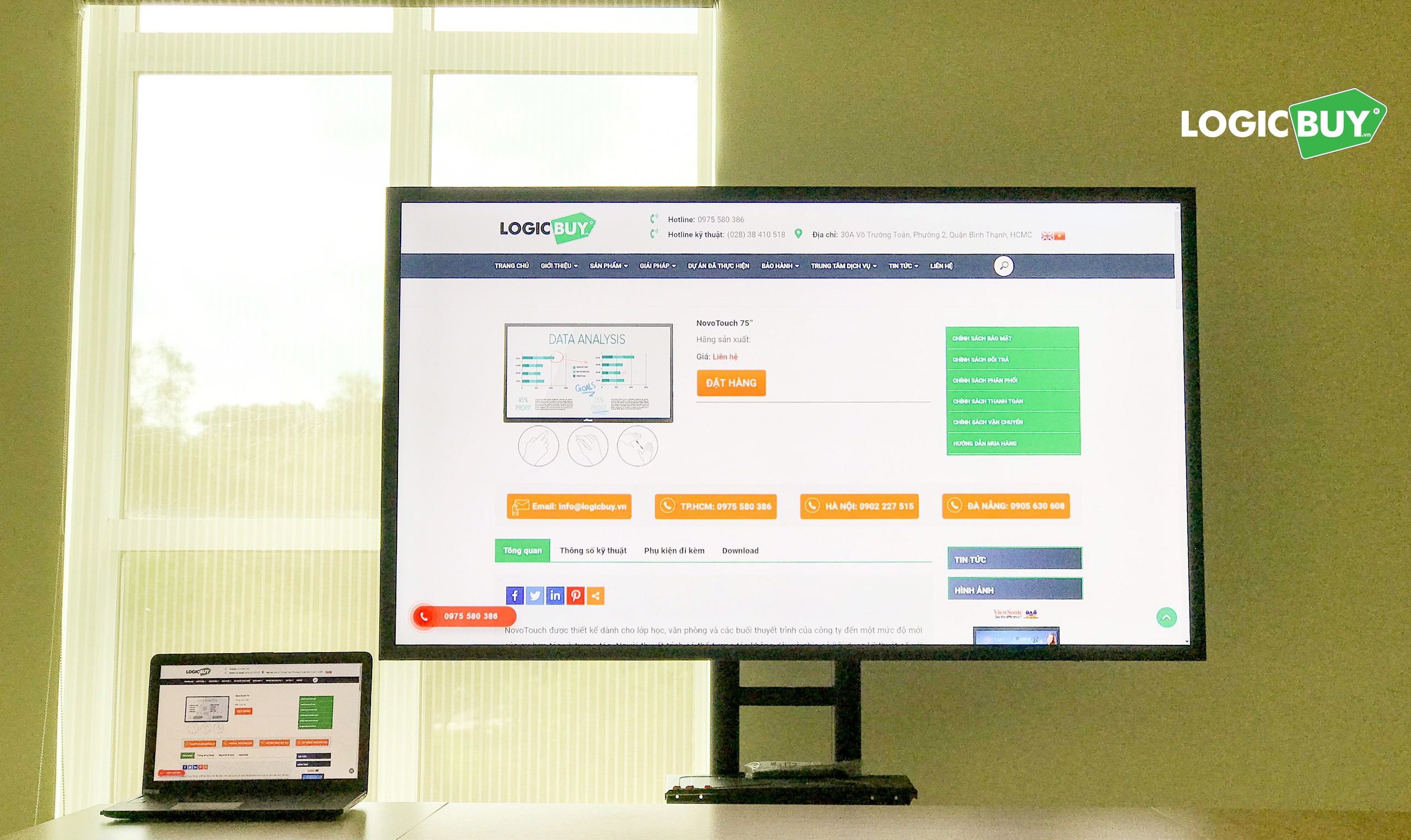 LogicBUY bàn giao Thiết bị và Giải pháp Smart Office cho Công ty Công nghệ Atalink Việt Nam.