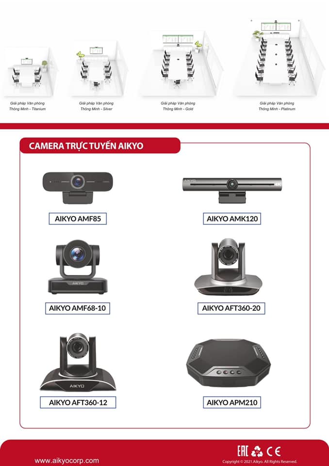 Camera trực tuyến Aikyo cho Đào tạo trực tuyến E-Learning.
