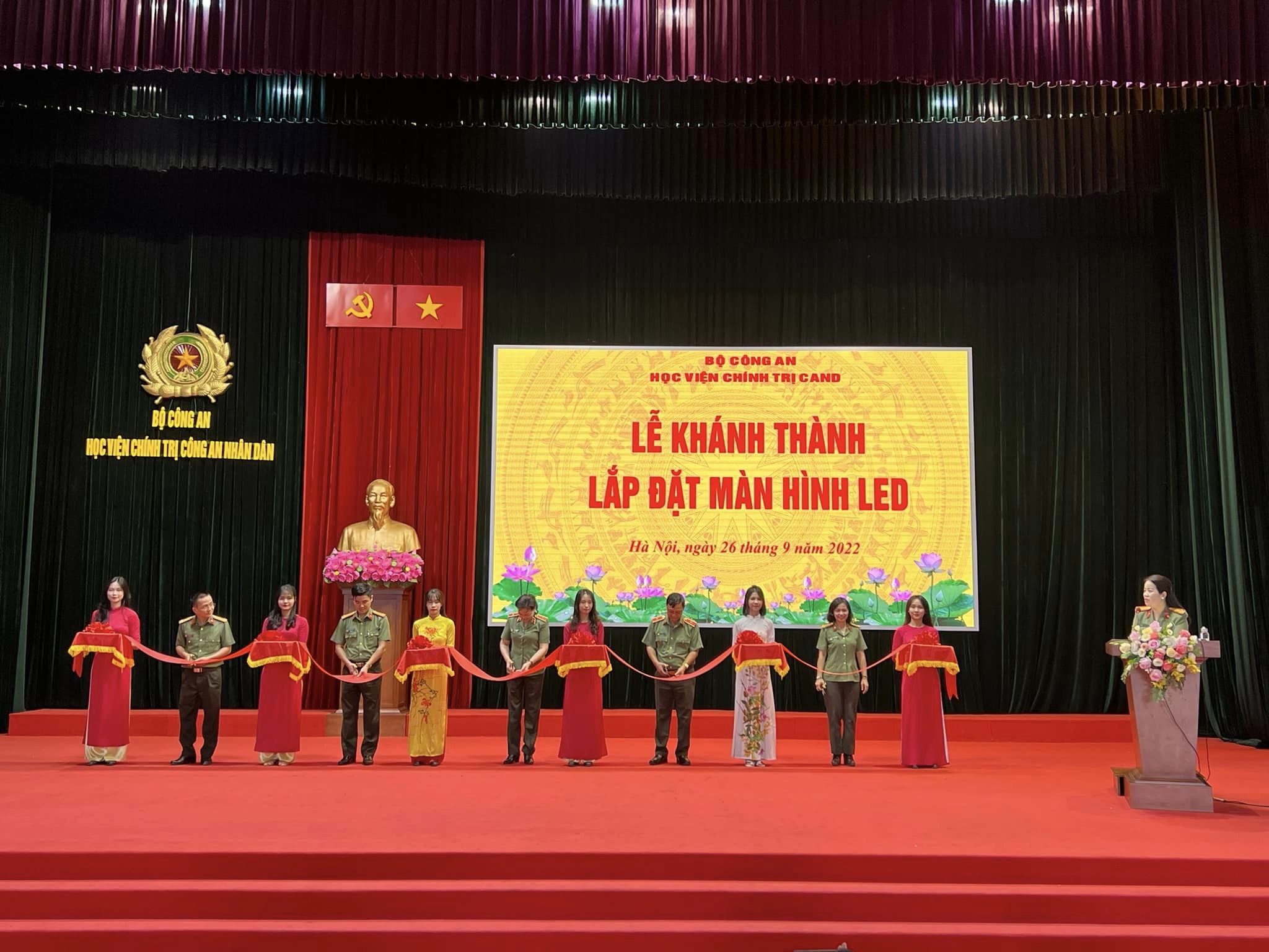 LTG cùng Đại lý hoàn thành Màn hình LED Wall tại Học viện Chính trị An ninh Nhân dân.