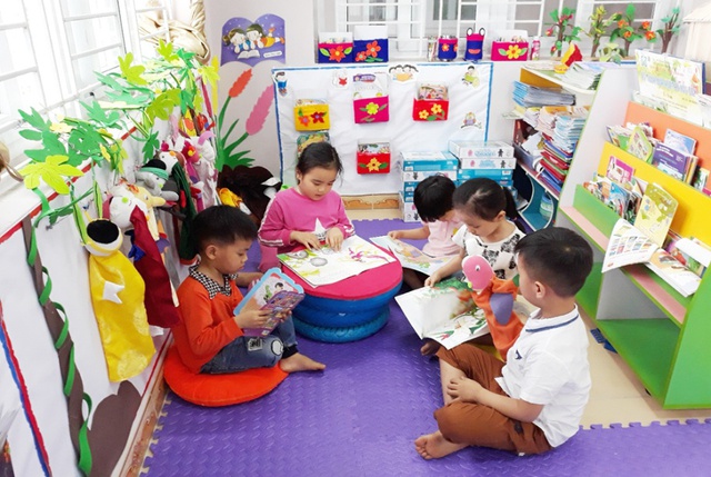 5 tiêu chuẩn thư viện trường mầm non