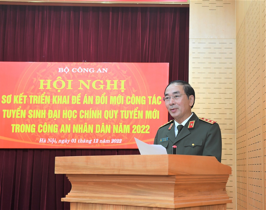 Tiếp tục đổi mới tuyển sinh đại học Công an nhân dân
