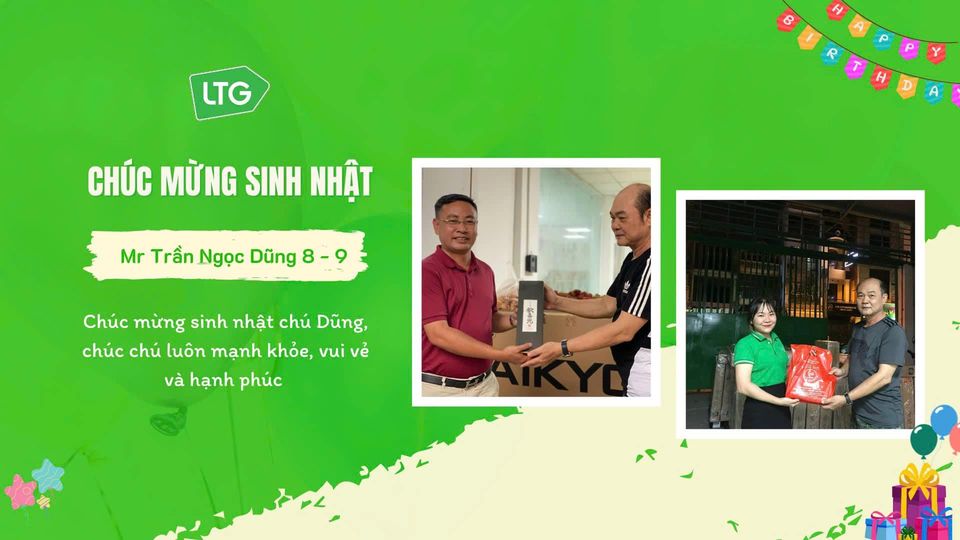 Chúc Mừng Sinh Nhật Mr. Trần Ngọc Dũng 08/09