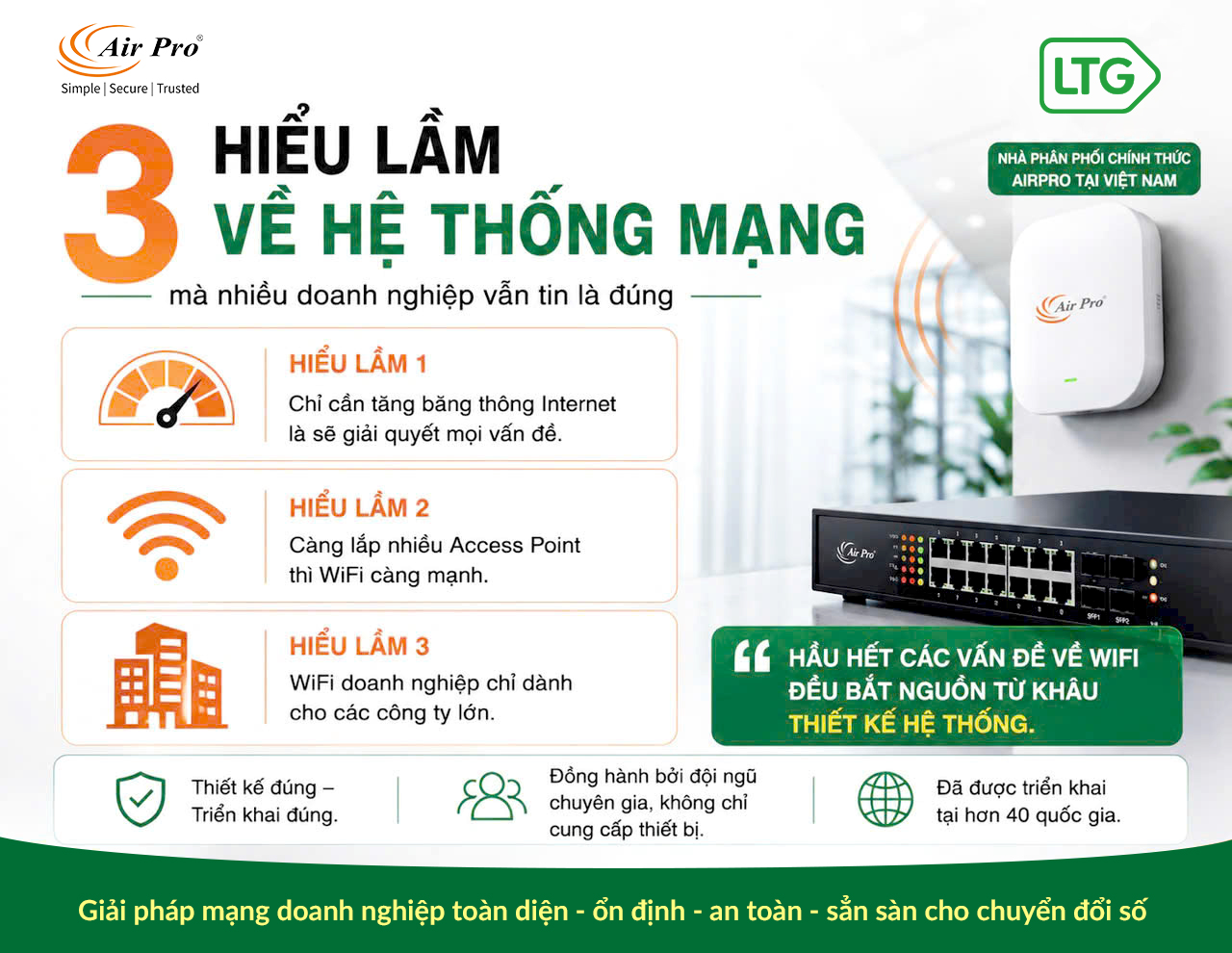 3 Hiểu Lầm Về Hệ Thống Mạng Khiến Doanh Nghiệp Đầu Tư Chưa Hiệu Quả